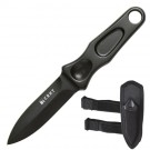 A.G. Russell Sting, Black Handle and Blade, Plain,Zytel Sheath